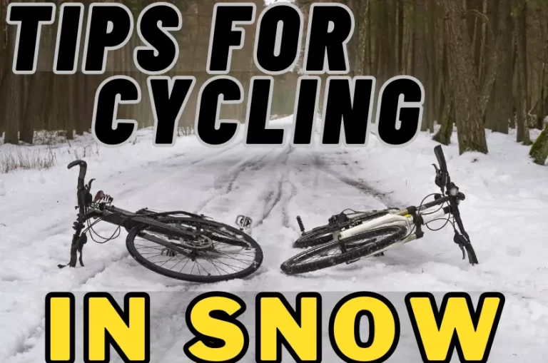 Tips when mountain biking in the snow