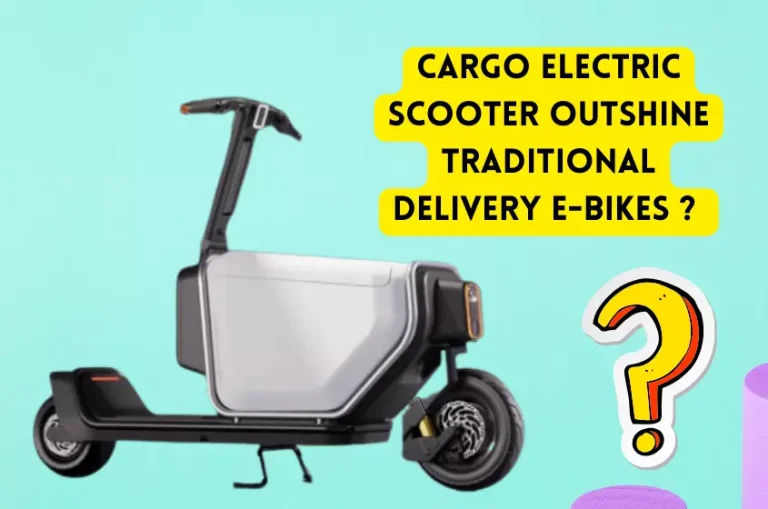 Unconventional Cargo Electric Scooter