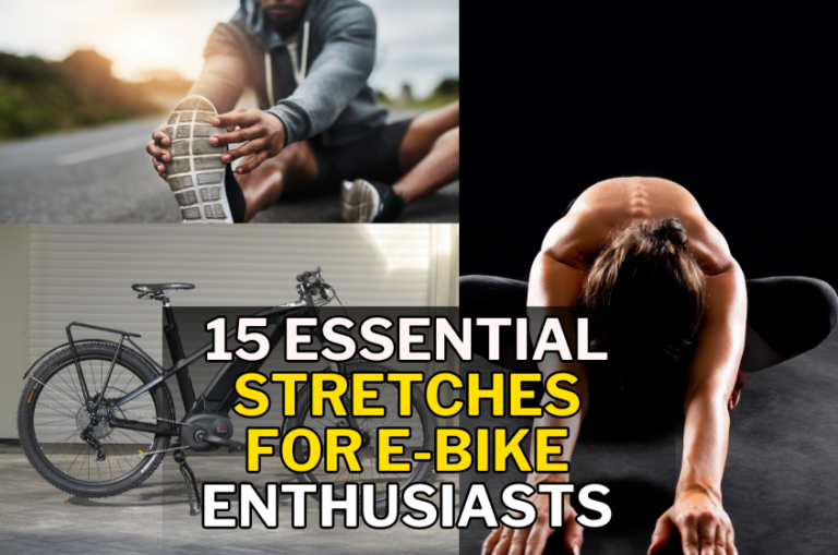 Optimize Your Ride: 15 Essential Stretches for E-Bike Enthusiasts